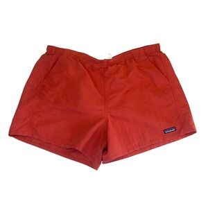 Patagonia Baggies Shorts Mens XL Red NetPlus Recycled Nylon 5 Inch Inseam 57022